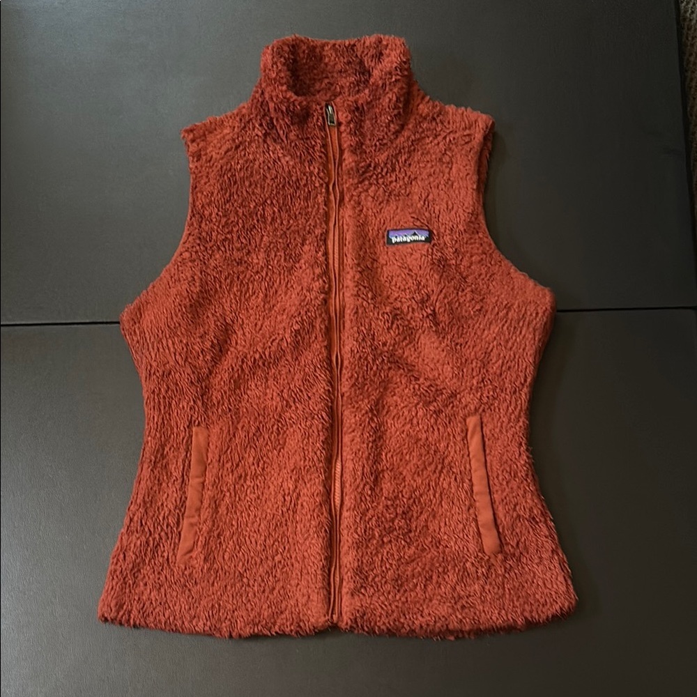 Patagonia Brick Red Fleece Vest